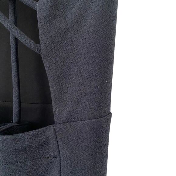 By Anthropologie Strappy Open Back Stretch Midi Dress size medium - Picture 7 of 9